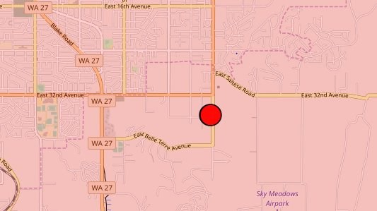 Car hits power pole in Spokane Valley, causes power outage | krem.com
